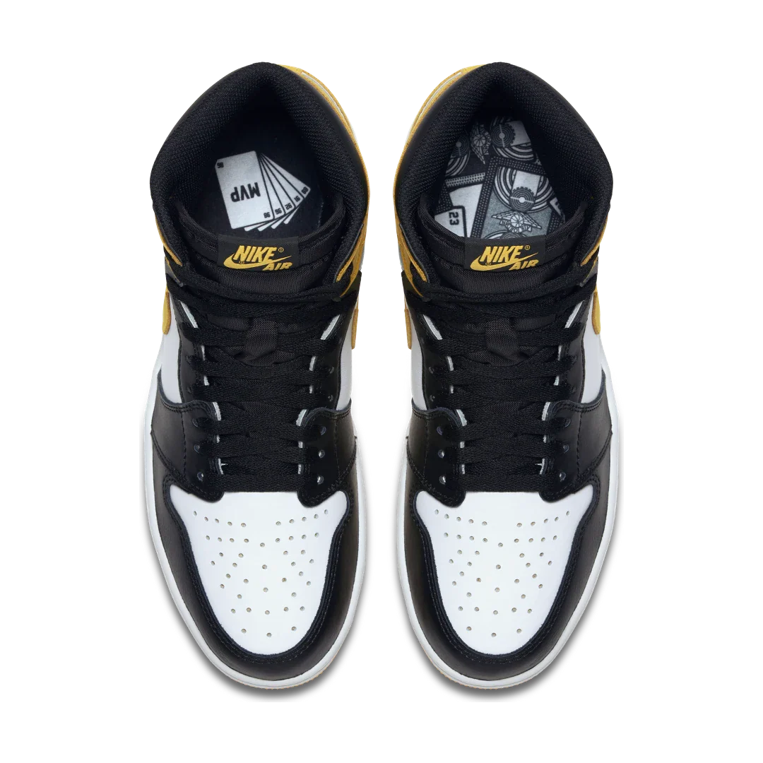 Air Jordan 1 Retro High Yellow Ochre, Summit White/Yellow Ochre-Black (555088-109)
