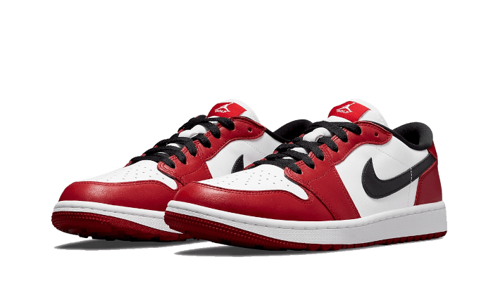 Air Jordan 1 Retro Low Golf Chicago, Varsity Red/Black-White (DD9315-600)