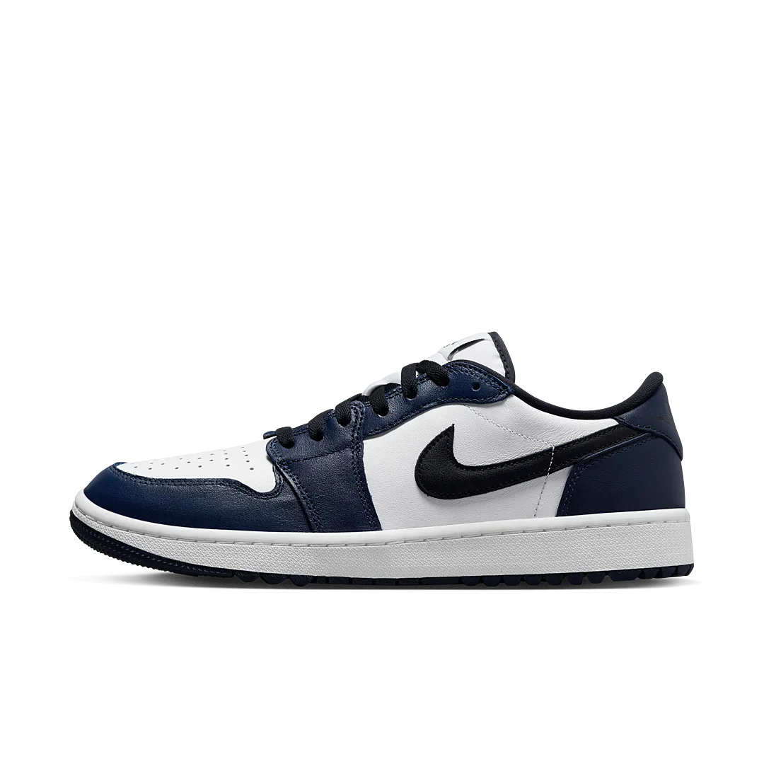 Air Jordan 1 Retro Low Golf Midnight Navy, White/Midnight Navy/Black (DD9315-104)