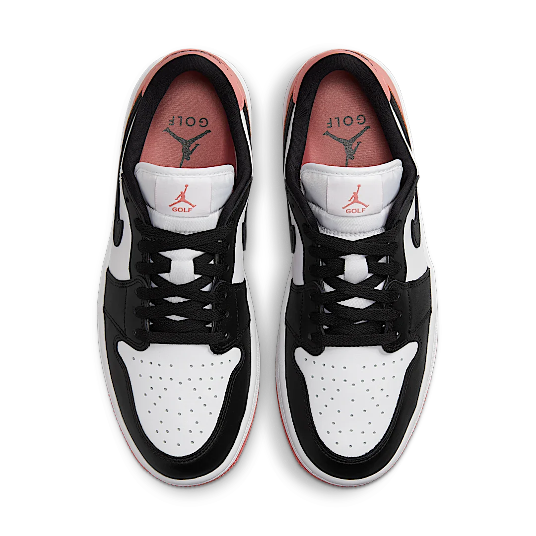 Air Jordan 1 Retro Low Golf Rust Pink, White/Black/Rust Pink (DD9315-106)