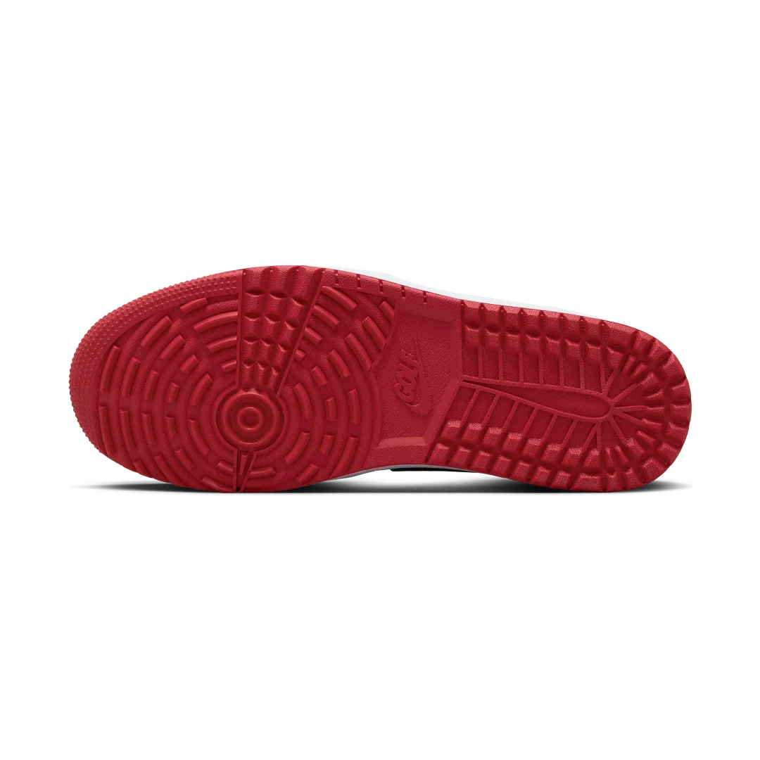Air Jordan 1 Retro Low Golf USA, White/Obsidian/Varsity Red (DD9315-113)