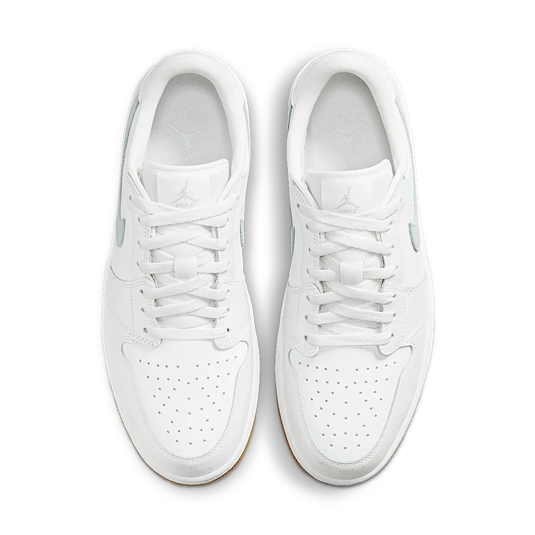Air Jordan 1 Retro Low Golf White Gum, White/Pure Platinum/Gum Medium Brown (DD9315-111)