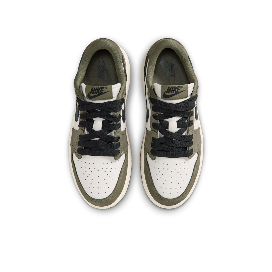 Air Jordan 1 Retro Low OG Medium Olive (PS)