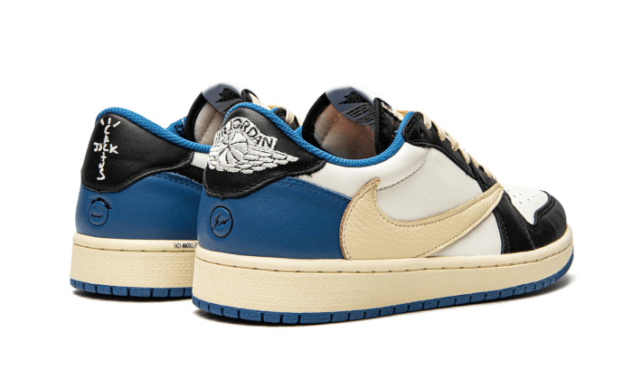 Air Jordan 1 Retro Low OG SP Fragment x Travis Scott, White/Black-Royal-Sail (DM7866-140)