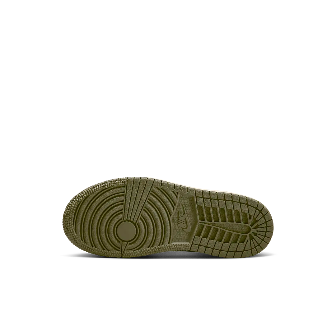 Air Jordan 1 Retro Low OG SP Travis Scott Medium Olive (PS), Medium Olive/Black/Sail/Muslin (DO5442-200)