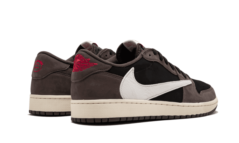 Air Jordan 1 Retro Low OG SP Travis Scott Mocha, Black/Dark Mocha-University Red-Sail (CQ4277-001)