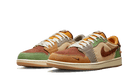 Air Jordan 1 Retro Low OG Zion Williamson Voodoo, Flax/Muslin-Fauna Brown-Oil Green-Sesame-Moon Fossil (DZ7292-200)