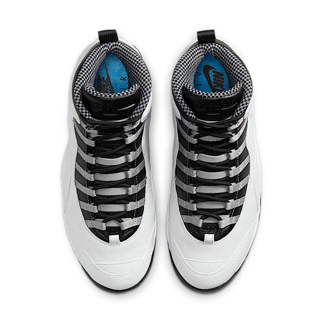 Air Jordan 10 Retro OG Steel (2025), White/Black-Light Steel Grey (HJ6779-104)