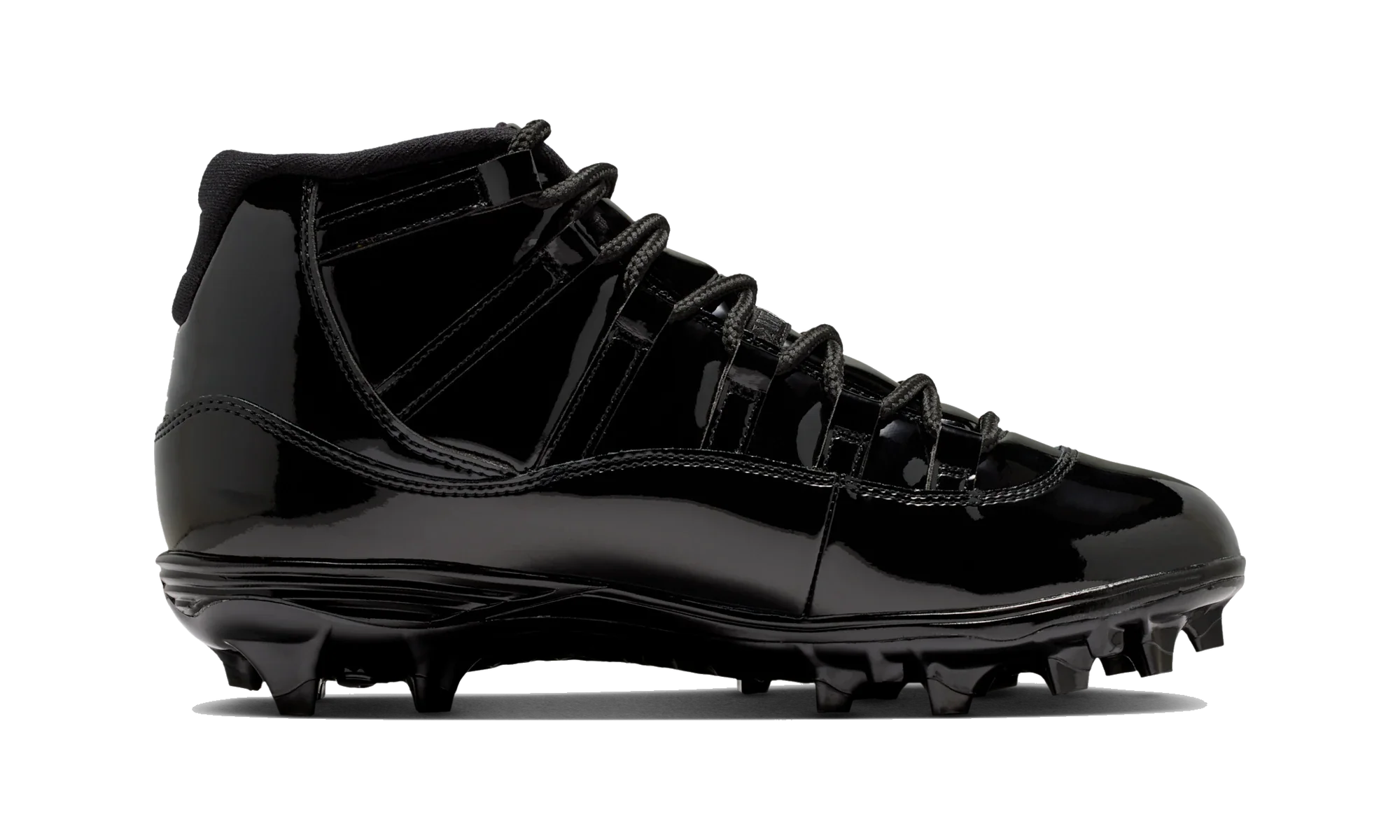 Air Jordan 11 Mid TD Cleat Patent Black