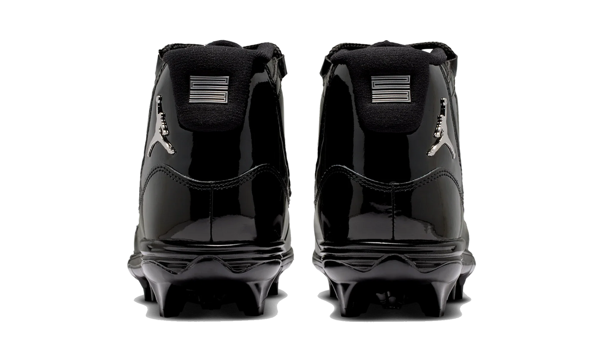 Air Jordan 11 Mid TD Cleat Patent Black