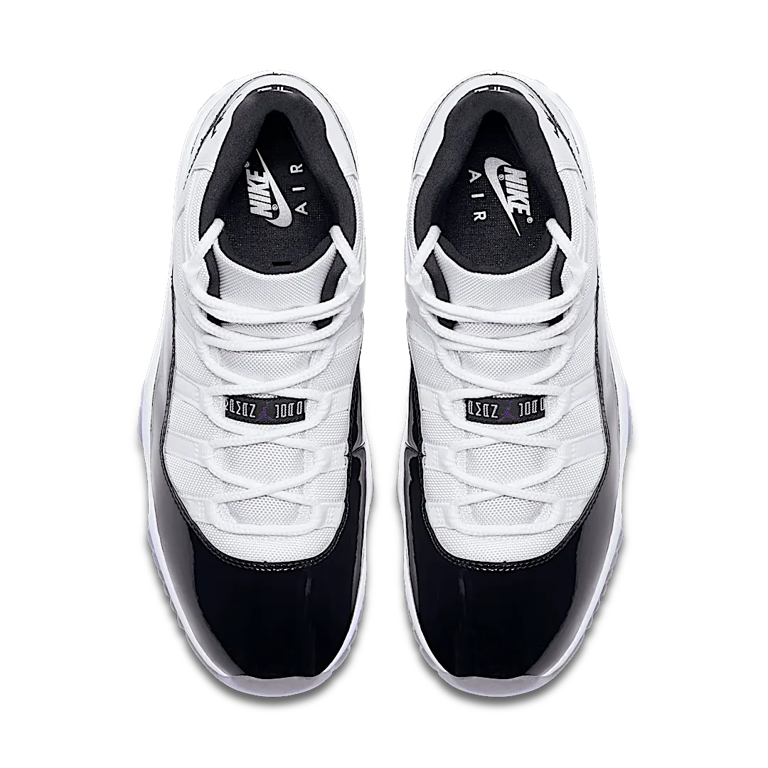 Air Jordan 11 Retro Concord (2018), White/Black-Concord (378037-100)