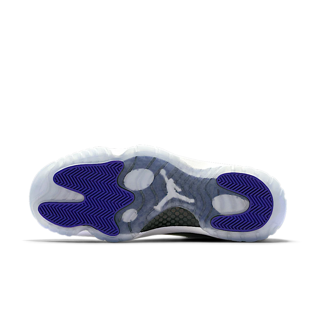 Air Jordan 11 Retro Concord (2018), White/Black-Concord (378037-100)