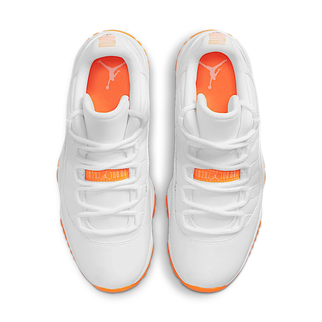 Air Jordan 11 Retro Low Citrus (2021), White/Bright Citrus (AH7860-139)