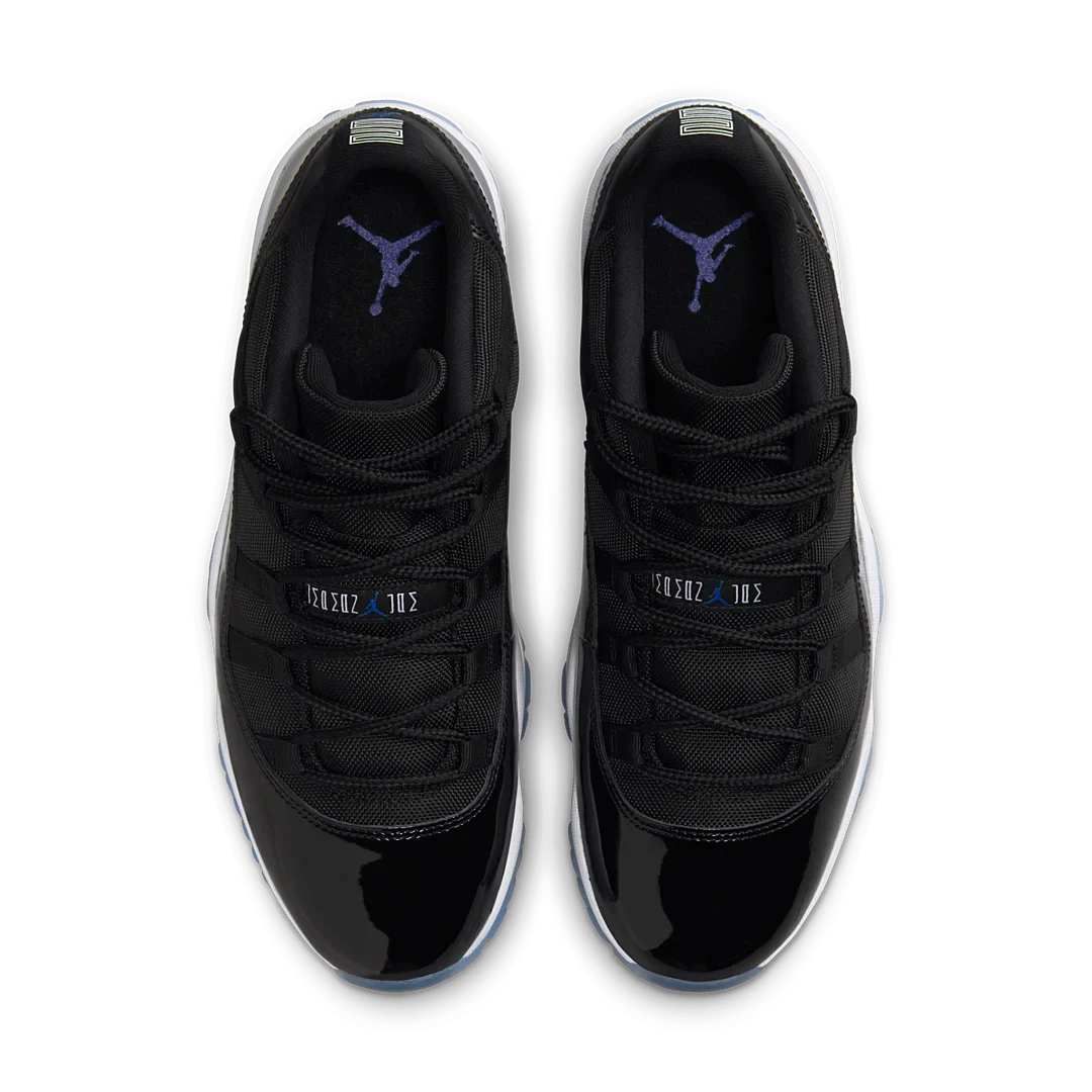 Air Jordan 11 Retro Low Space Jam, Black/Varsity Royal/White (FV5104-004)