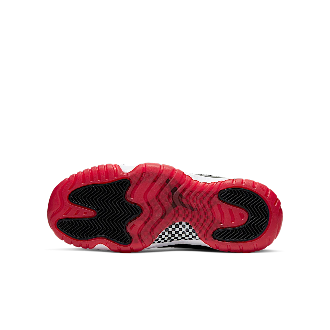Air Jordan 11 Retro Playoffs Bred (2019), Black/White-Varsity Red (378038-061)