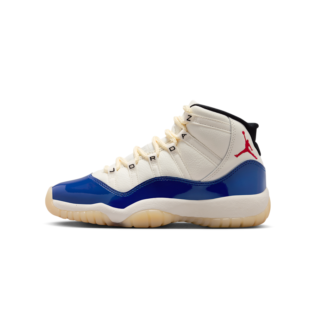 Air Jordan 11 Retro Rare Air, Deep Royal Blue/Fire Red/Sail/Black/Muslin (IH2364-400)