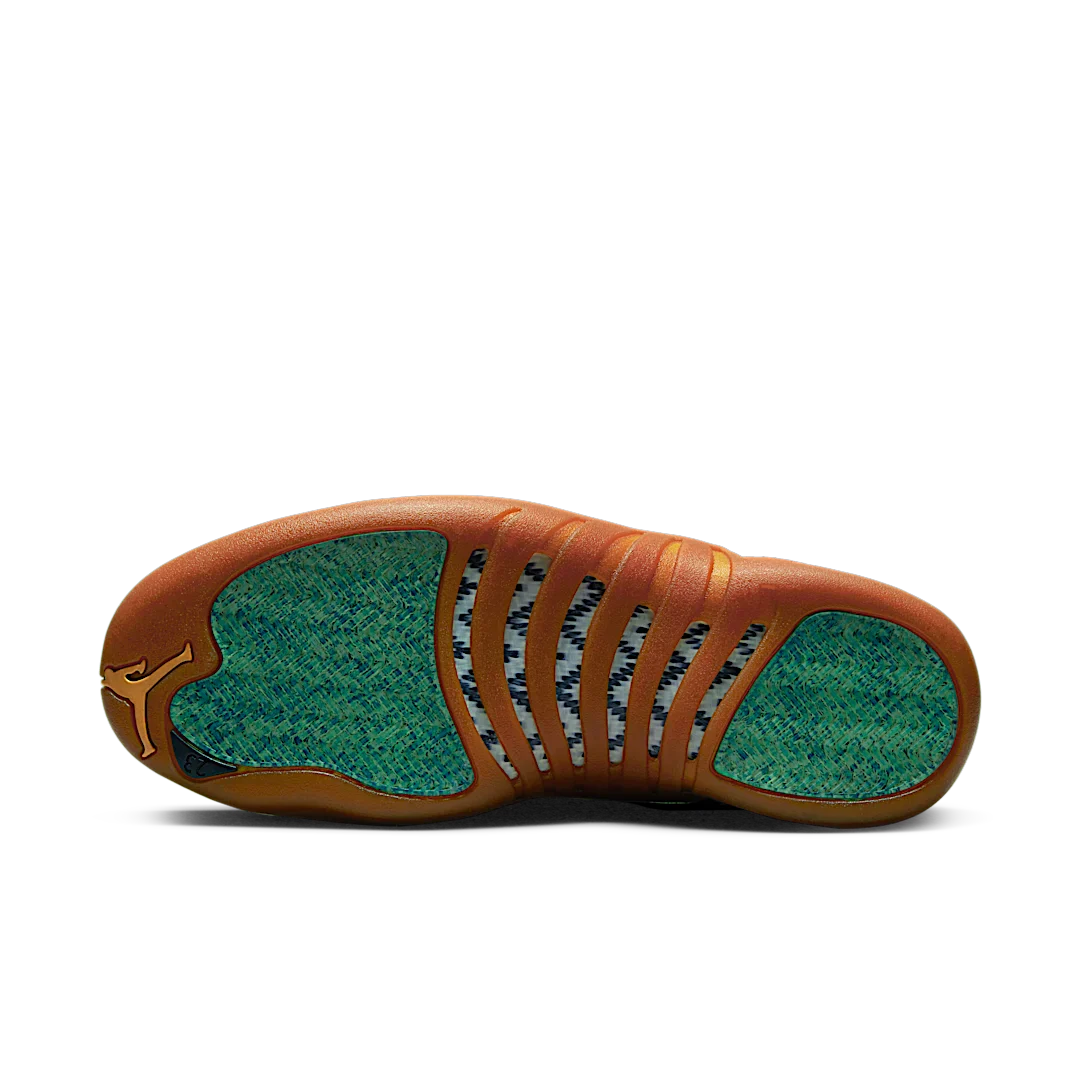 Air Jordan 12 Retro Eastside Golf Out of the Clay, Muslin/Black-Burnt Sunrise (DV1758-108)