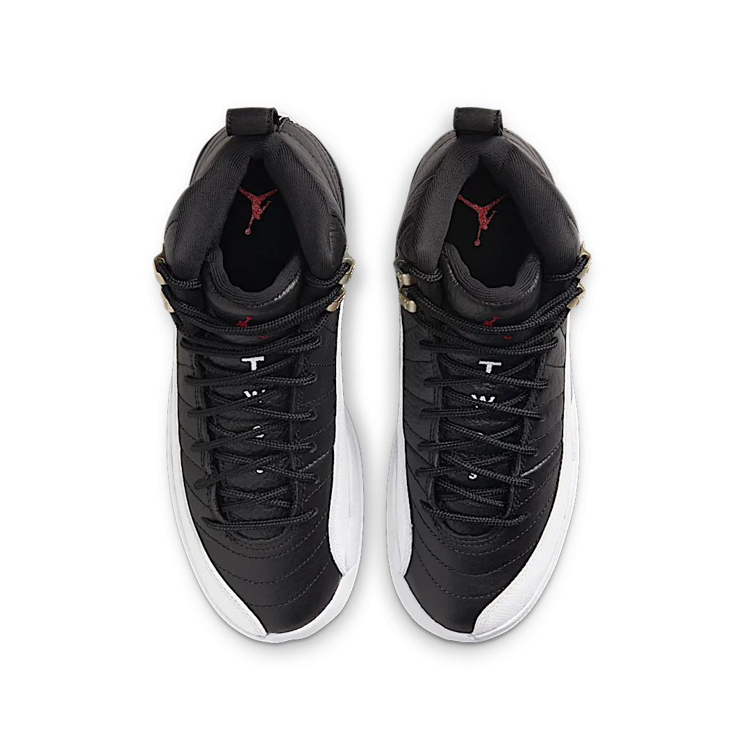 Air Jordan 12 Retro Playoffs (2022), Black/Varsity Red-White (153265-006)