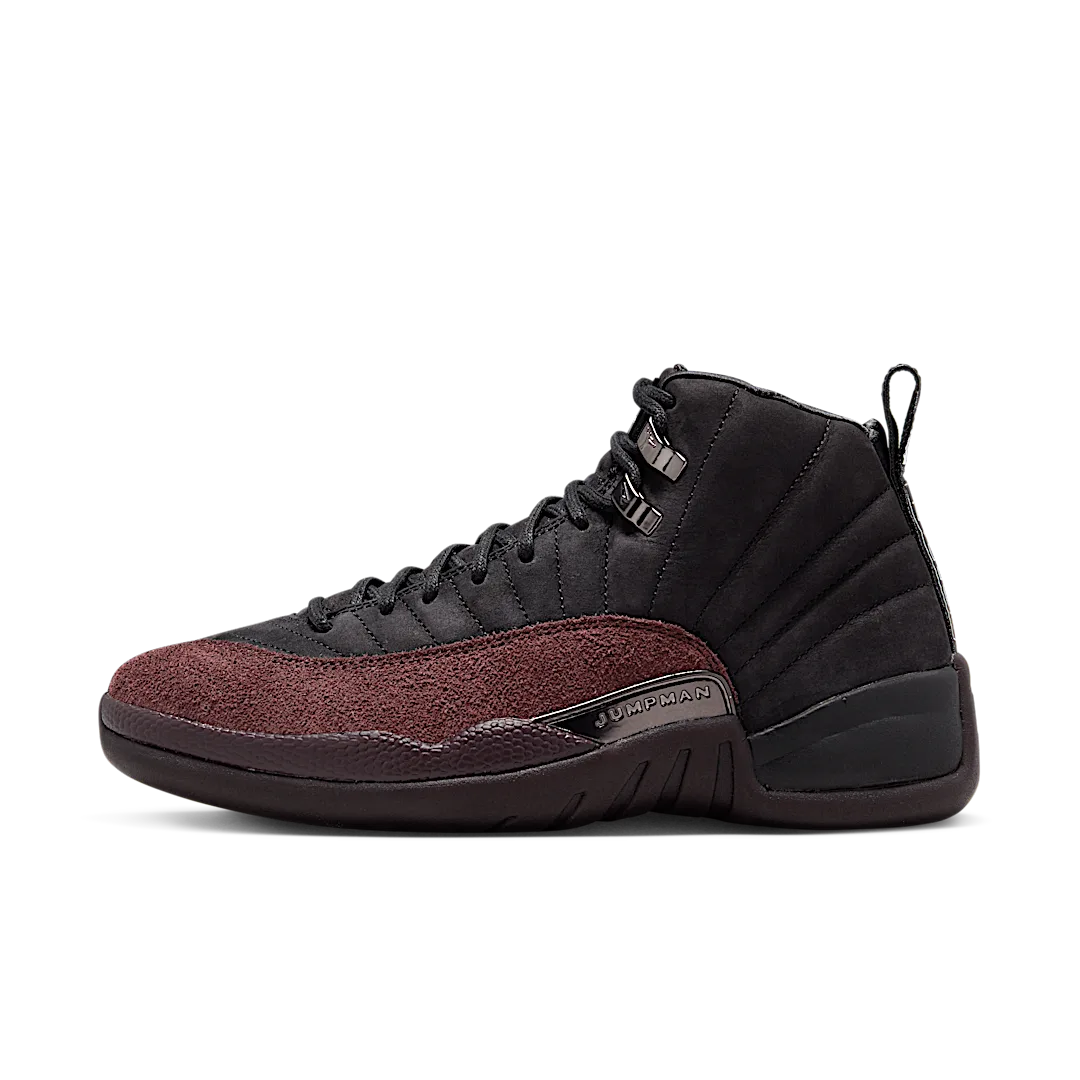 Air Jordan 12 Retro SP A Ma Maniére Black, Black/Black-Burgundy Crush (DV6989-001)