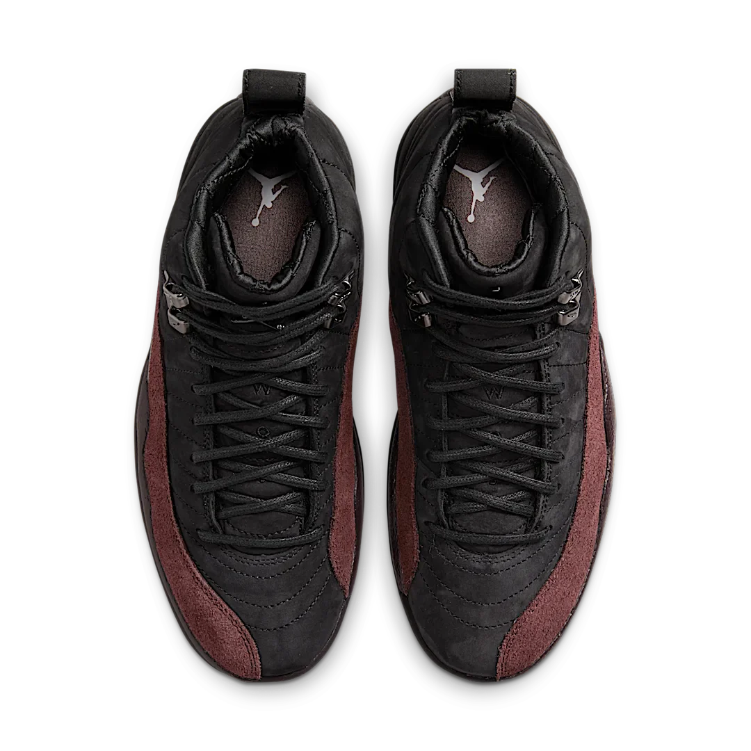 Air Jordan 12 Retro SP A Ma Maniére Black, Black/Black-Burgundy Crush (DV6989-001)