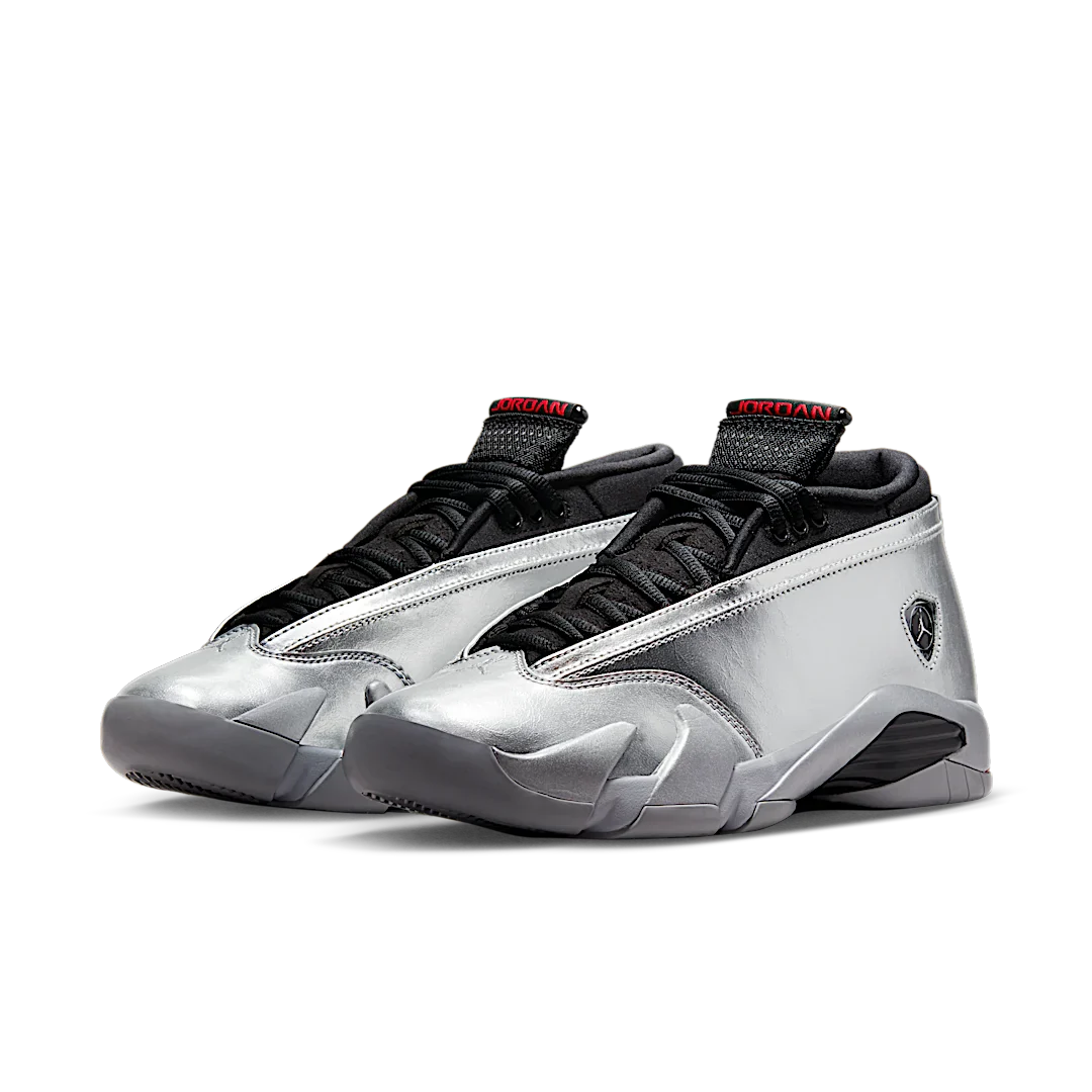 Air Jordan 14 Retro Metallic Silver, Metallic Silver/Fire Red-Wolf Grey-Black (DH4121-060)