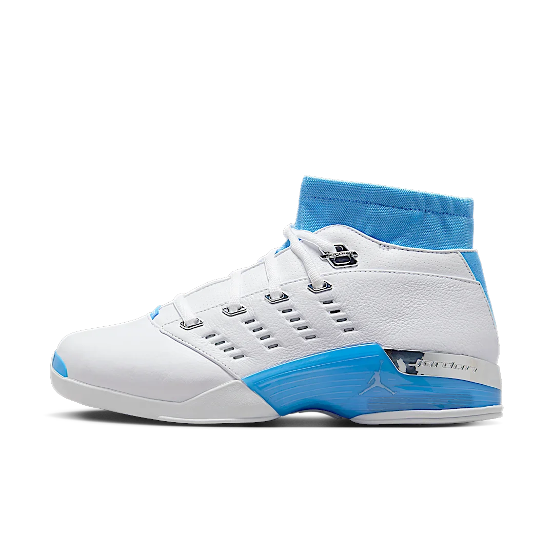 Air Jordan 17 Retro Low SP University Blue (2024), White/University Blue-Chrome-Black (FJ0395-101)