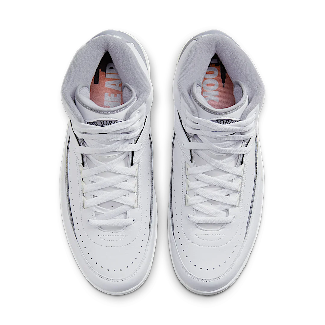 Air Jordan 2 Retro Cement Grey, White/Cement Grey/Sail/Black (DR8884-100 / DQ8562-100)