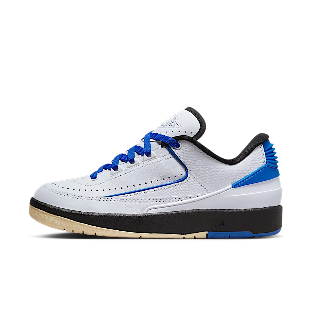 Air Jordan 2 Retro Low Varsity Royal, White/Varsity Royal/Black/Muslin (DX4401-104)