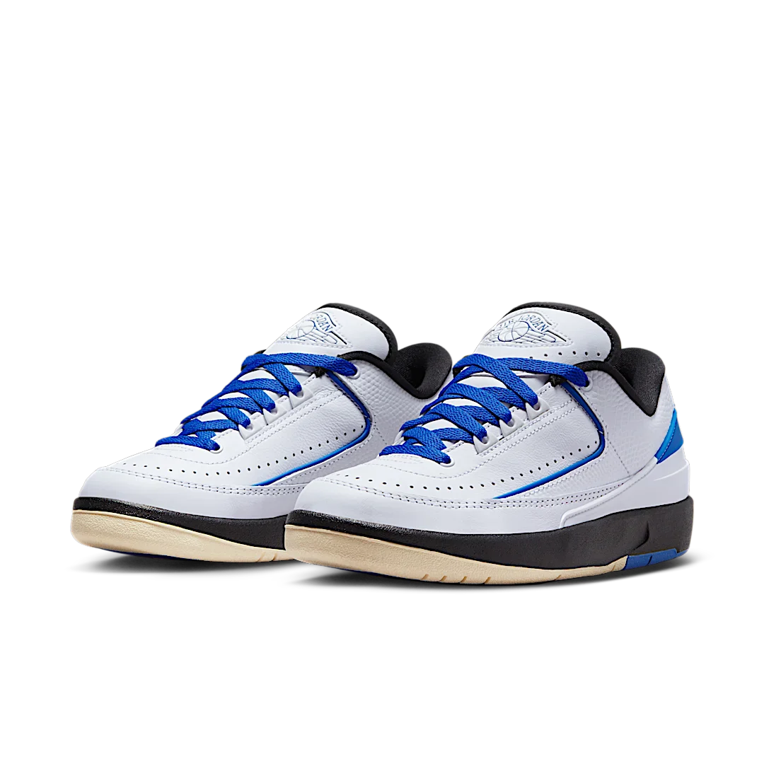 Air Jordan 2 Retro Low Varsity Royal, White/Varsity Royal/Black/Muslin (DX4401-104)