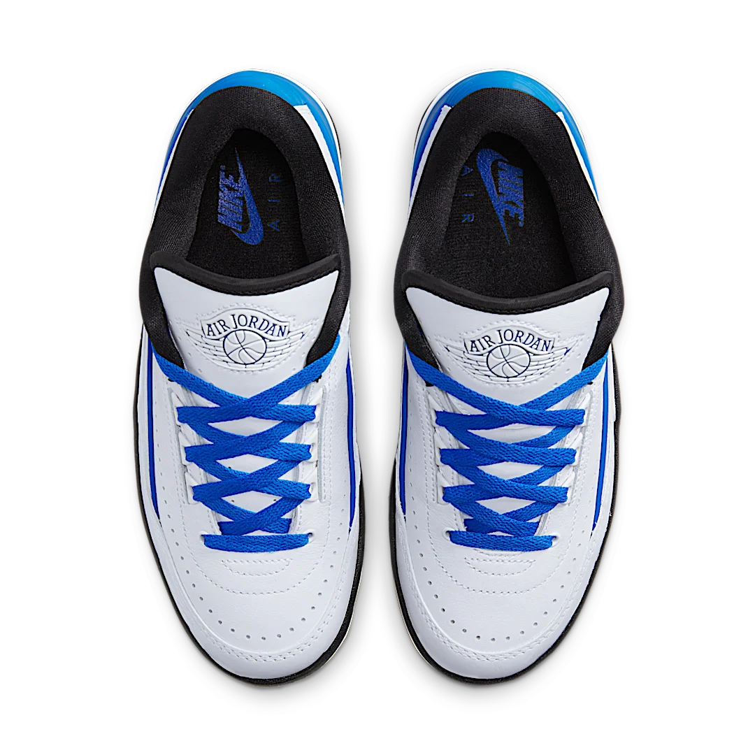 Air Jordan 2 Retro Low Varsity Royal, White/Varsity Royal/Black/Muslin (DX4401-104)