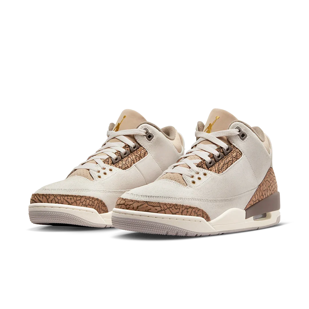 Air Jordan 3 Retro Palomino, Light Orewood Brown/Metallic Gold/Light British Tan/Palomino (CT8532-102 / DM0967-102)