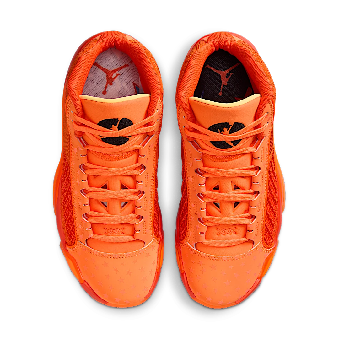 Air Jordan 38 WNBA Center Star, Cone/Black/Brilliant Orange/Melon Tint (FQ9008-800)