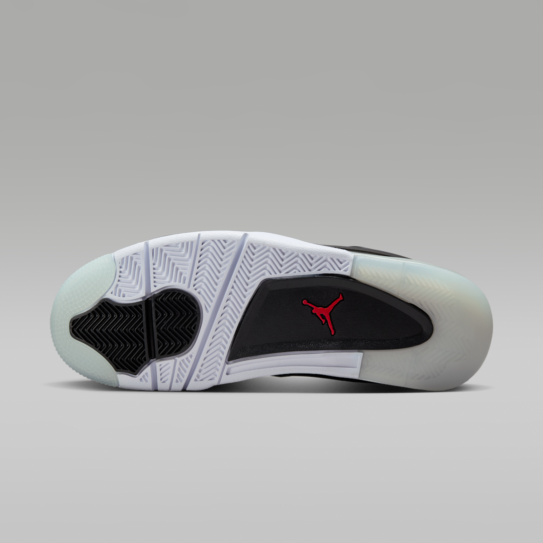 Air Jordan 4 RM Black Metallic, Black/Wolf Grey/White/Fire Red (HV5184-010)