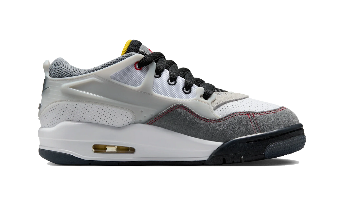 Air Jordan 4 RM Premium White Black Smoke Grey Fire Red