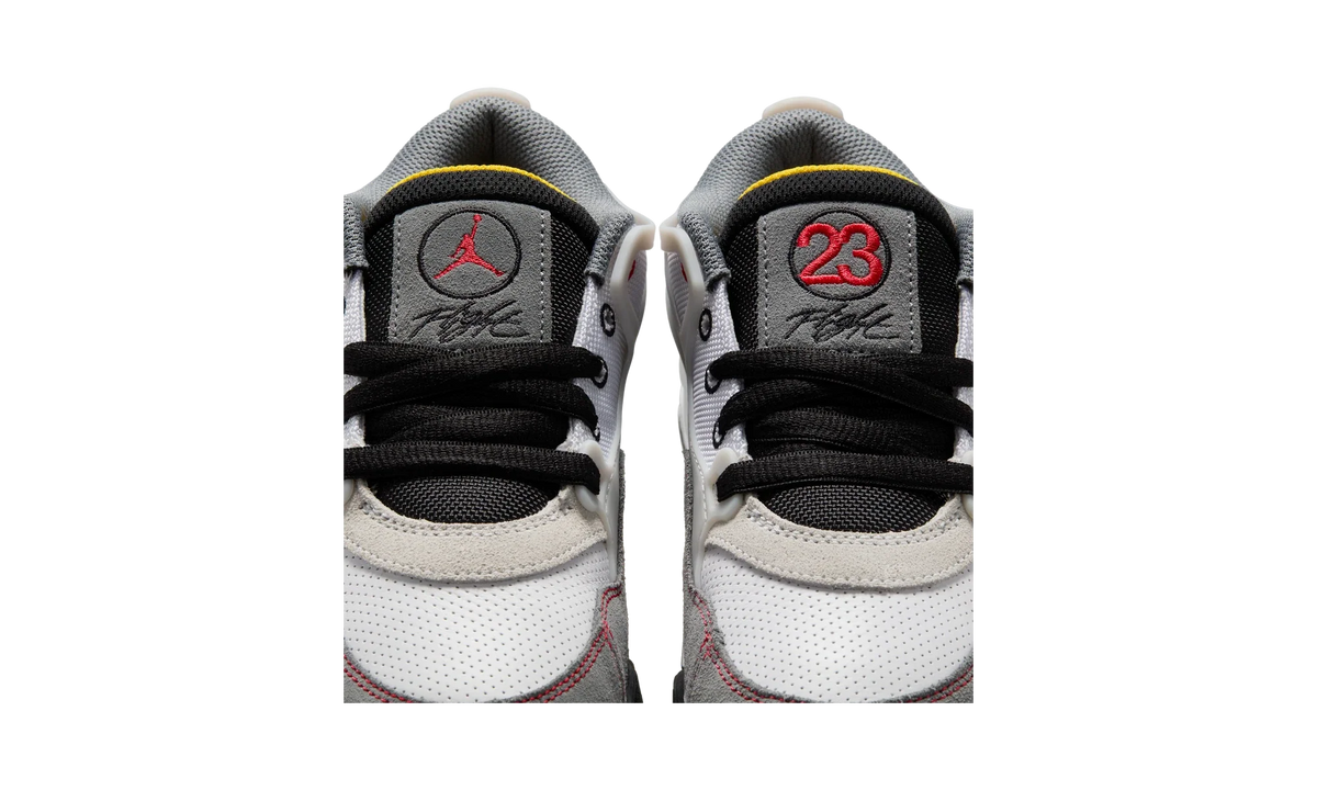 Air Jordan 4 RM Premium White Black Smoke Grey Fire Red