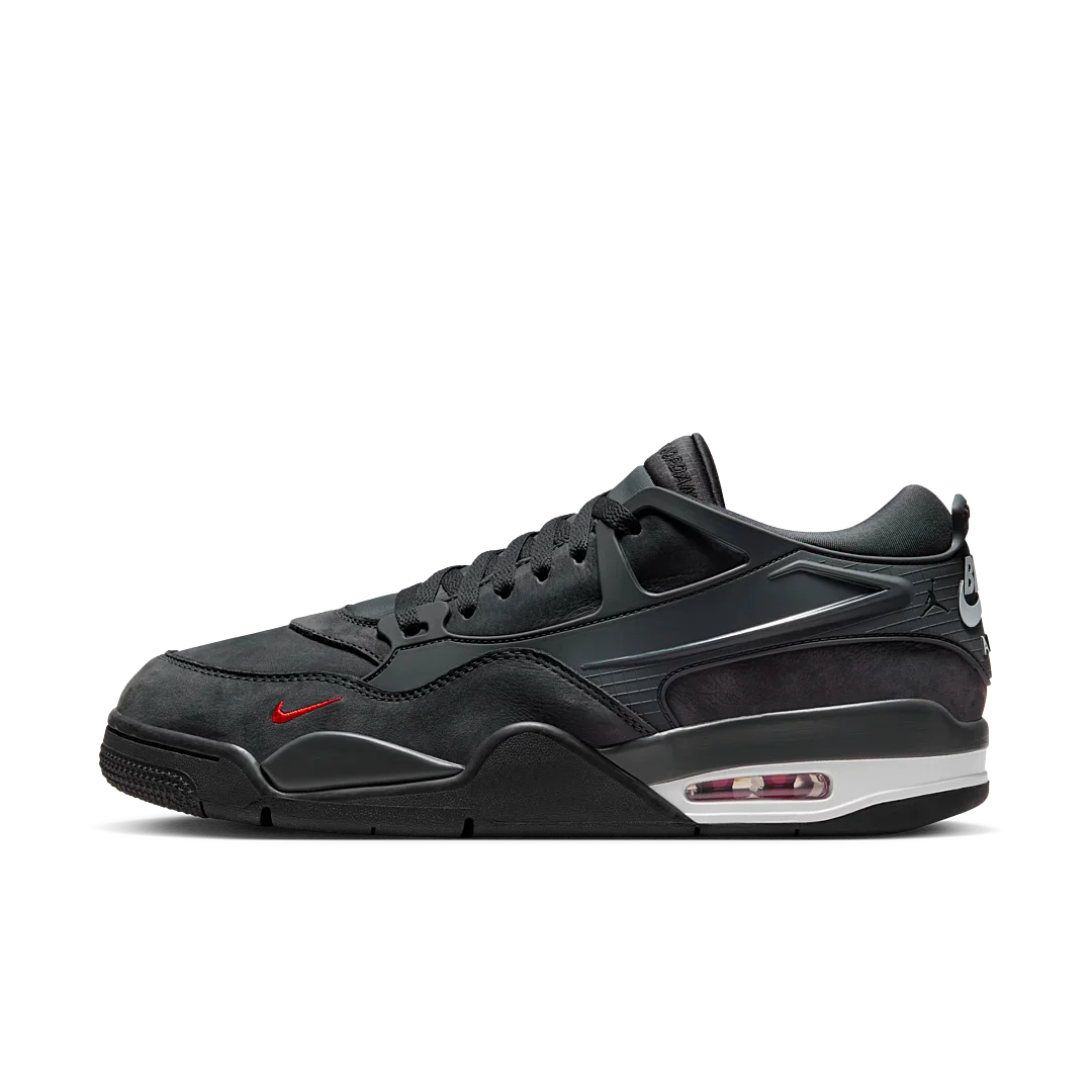 Air Jordan 4 RM SP Nigel Sylvester Driveway Grey, Anthracite/Anthracite/University Red/White (HF4334-004 / HJ9746-004)