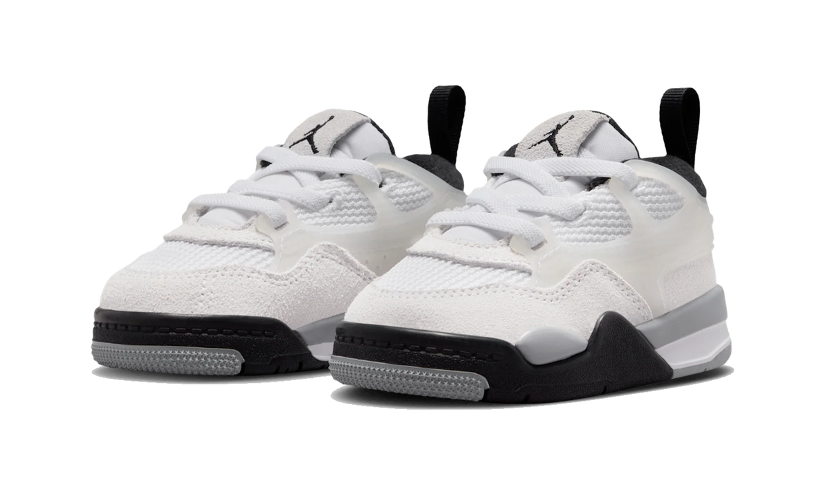 Air Jordan 4 RM White Light Smoke Grey Black (TD)