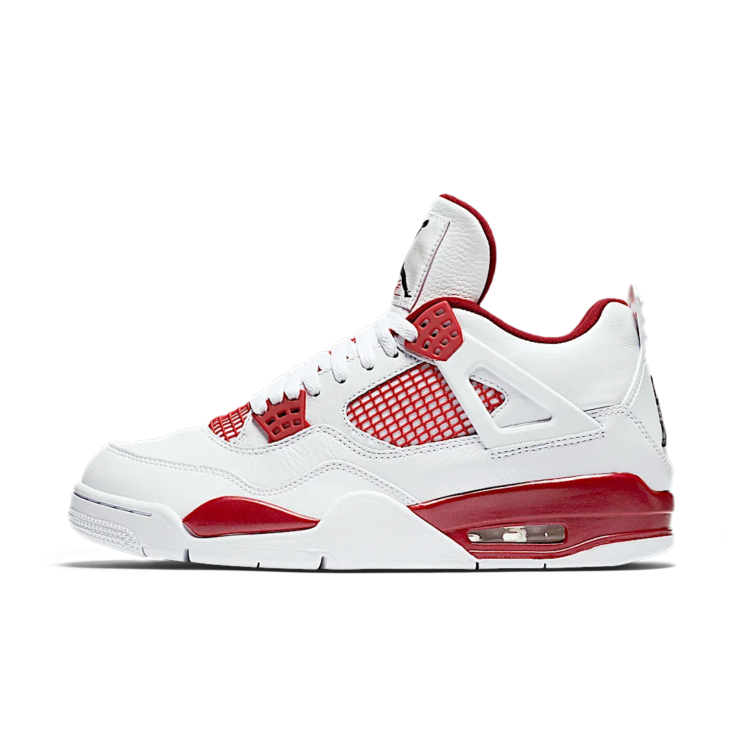 Air Jordan 4 Retro Alternate 89, White/Black-Gym Red (308497-106)