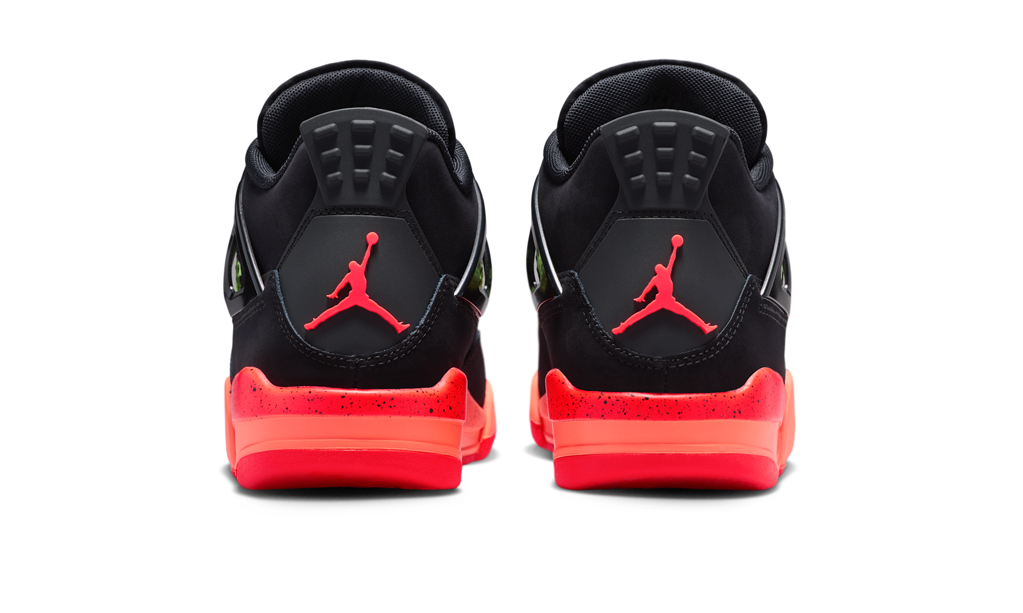 Air Jordan 4 Retro Black Bright Mango Barely Volt Infrared 23