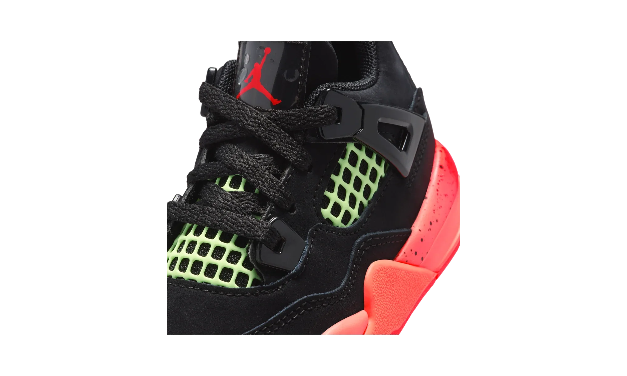 Air Jordan 4 Retro Black Infrared Barely Volt (TD)