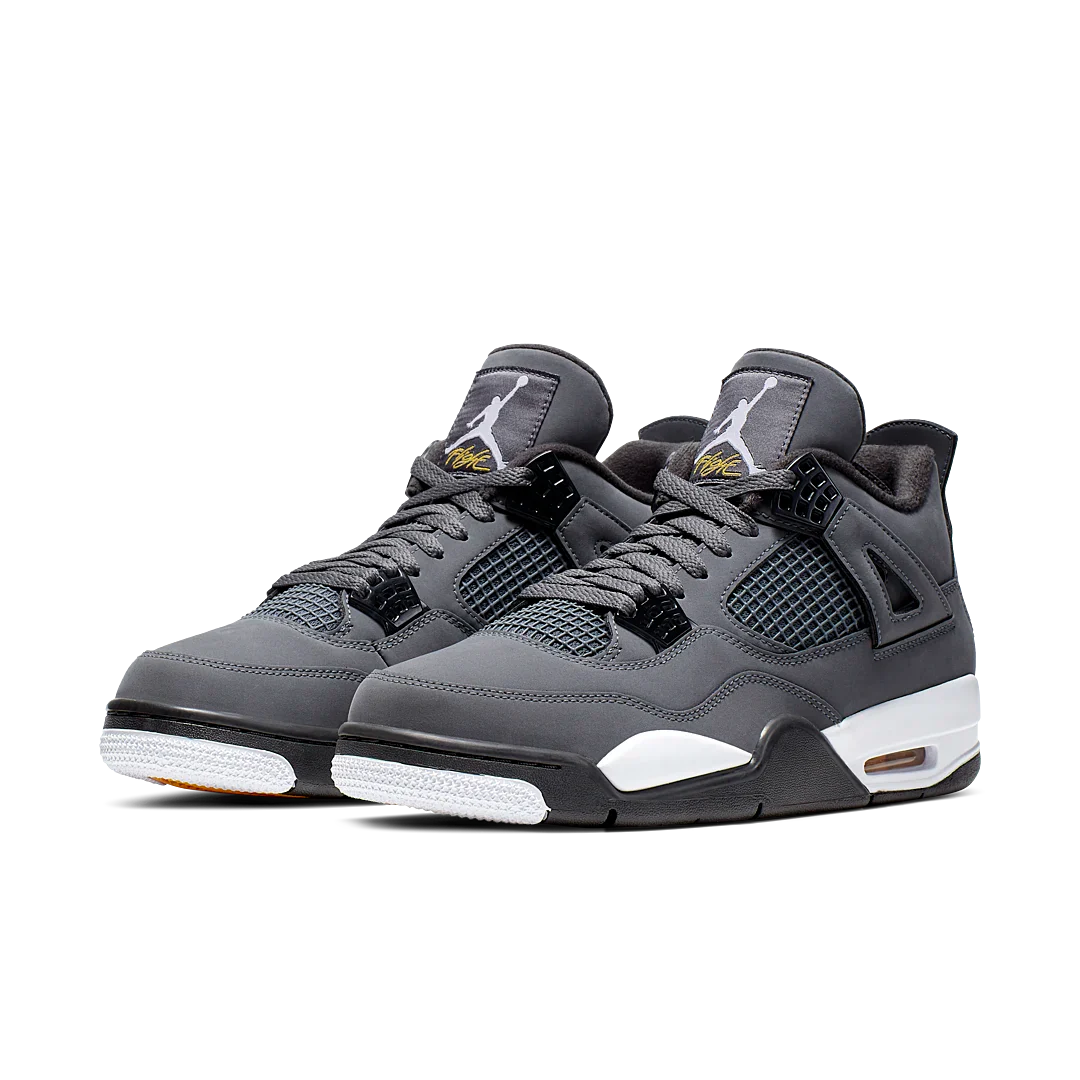 Air Jordan 4 Retro Cool Grey (2019), Cool Grey/Chrome-Dark Charcoal-Varsity Maize (308497-007 / 408452-007)