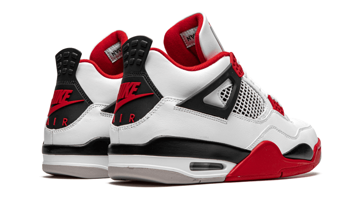 Air Jordan 4 Retro Fire Red (2020), White/Black-Tech Grey-Fire Red (DC7770-160 / 408452-160)