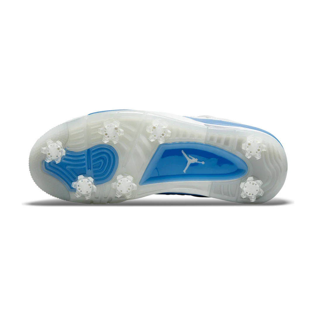 Air Jordan 4 Retro Golf Military Blue, White/Neutral Grey-Black-Military Blue (CU9981-101)