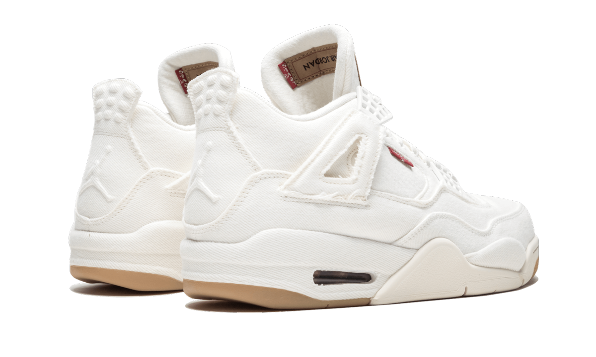 Air Jordan 4 Retro Levi's White (Blank Tag)