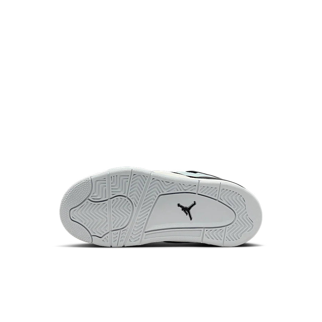 Air Jordan 4 Retro Platinum Gold (PS), Pure Platinum/Metallic Gold/Black/Sail (FZ8586-070)