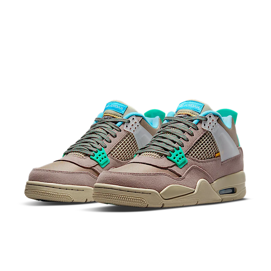 Air Jordan 4 Retro SP 30th Anniversary Union Taupe Haze, Taupe Haze/Blue Fury-Khaki-Roma Green (DJ5718-242)