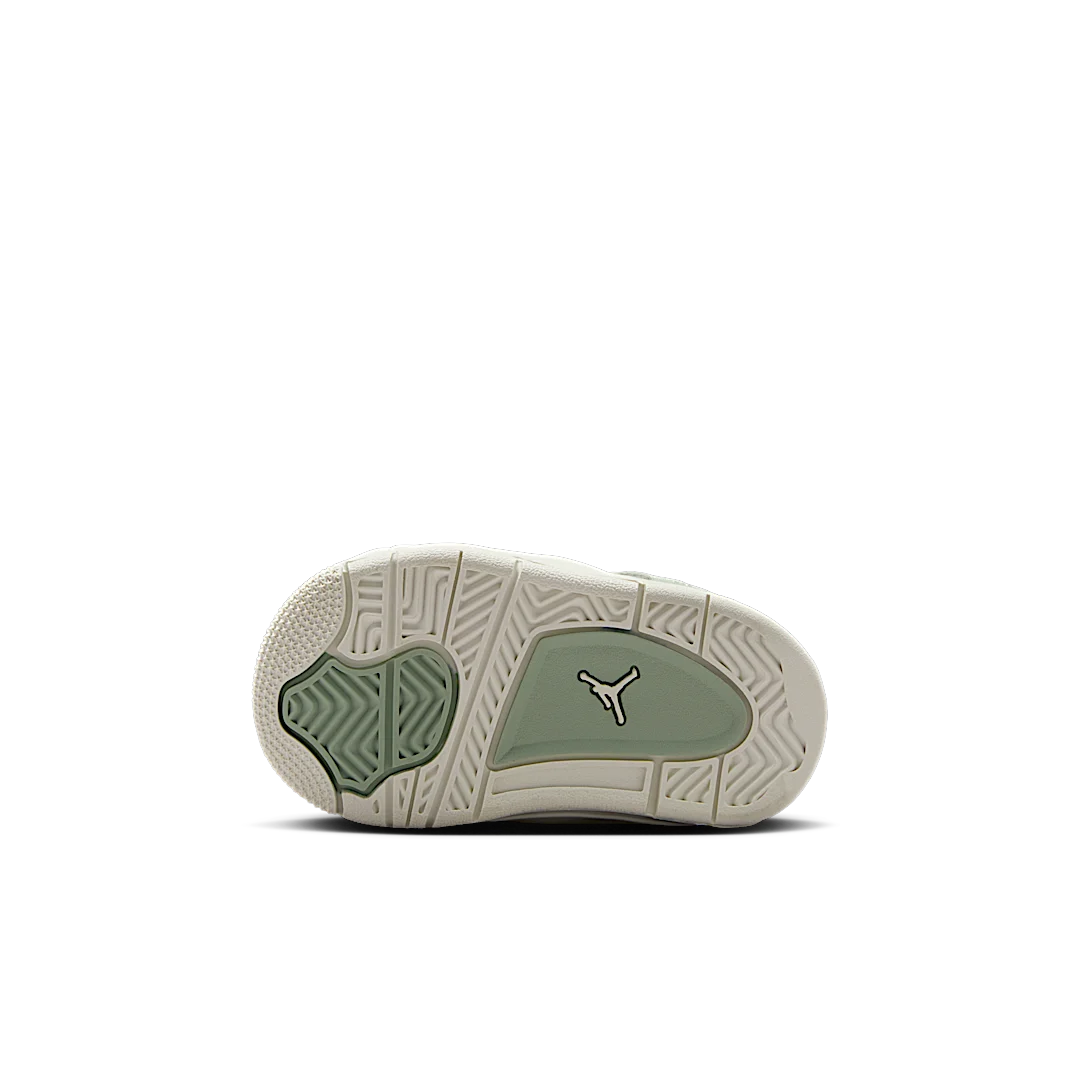 Air Jordan 4 Retro Seafoam Sail (TD), Seafoam/Sail/Metallic Silver (HV4384-003)