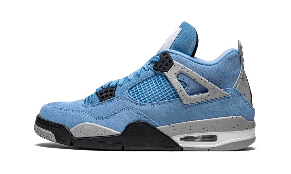 Air Jordan 4 Retro University Blue, University Blue/Tech Grey-White-Black (CT8527-400 / 408452-400)