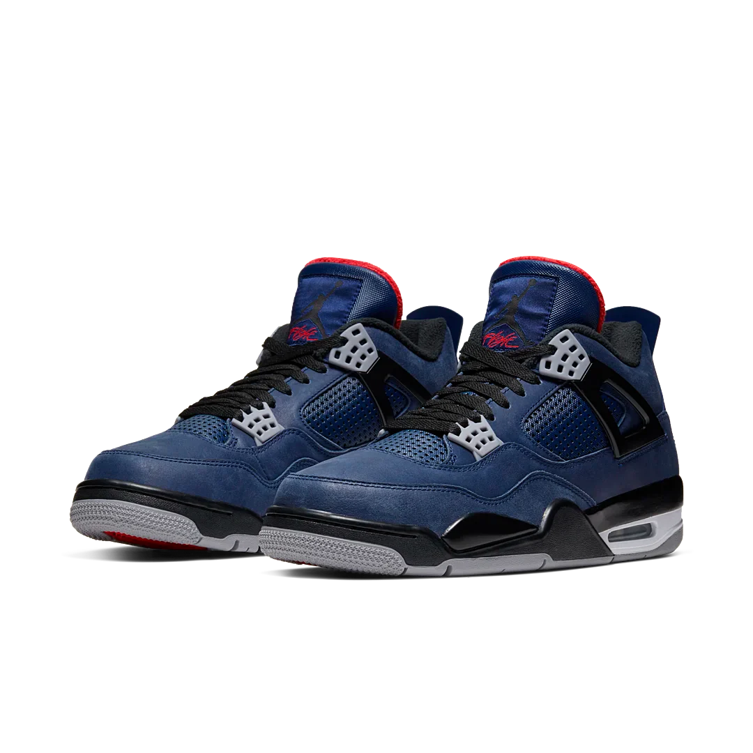 Air Jordan 4 Retro Winterized Loyal Blue, Loyal Blue/White-Habanero Red-Black (CQ9597-401)