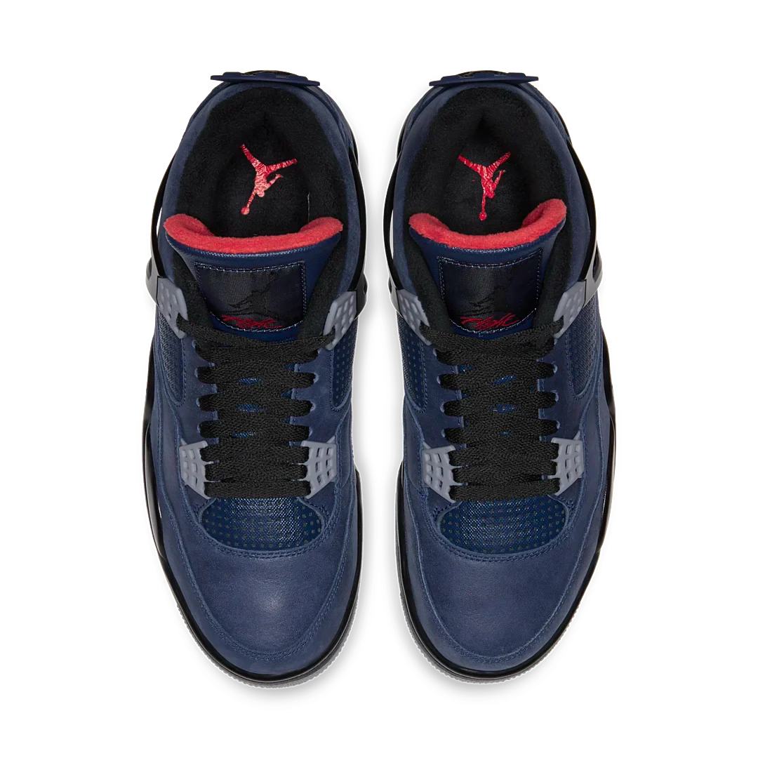 Air Jordan 4 Retro Winterized Loyal Blue, Loyal Blue/White-Habanero Red-Black (CQ9597-401)